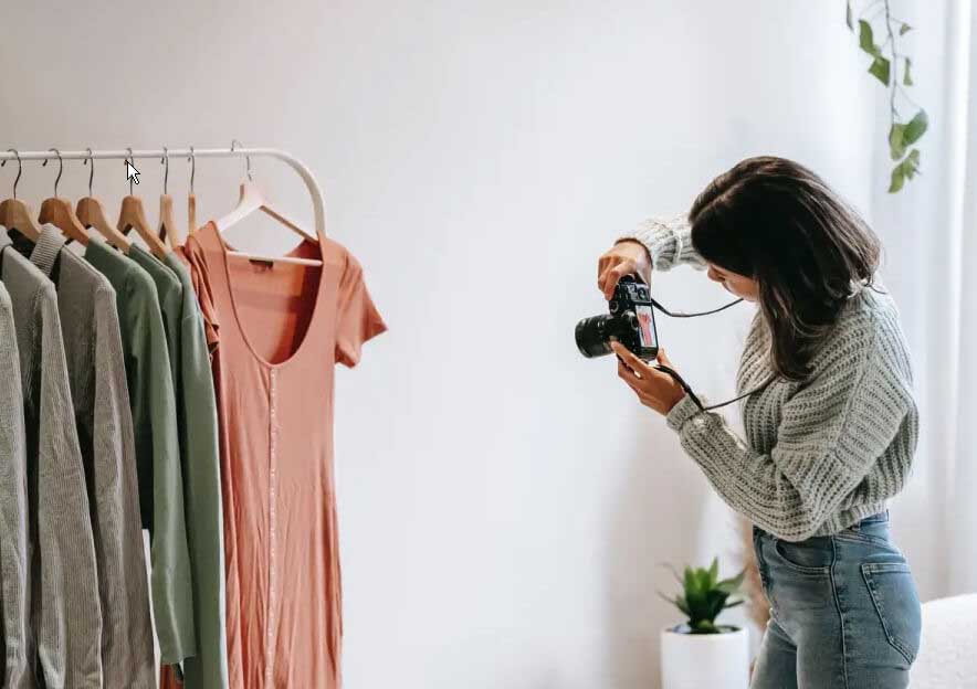 Apparel Images During the Shoot