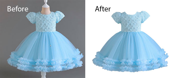 Background removal dress