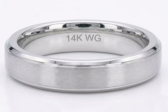 Jewelry Reflections on Metal Surfaces