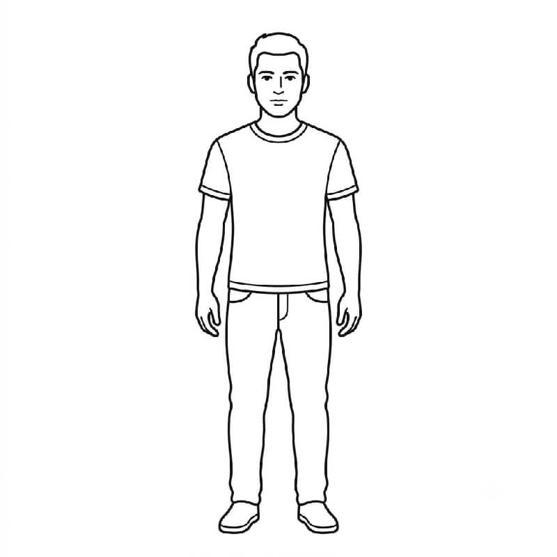Human Vector line drawing service