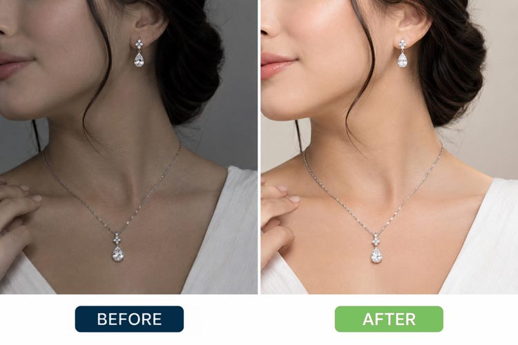 How to Edit Jewelry Photos Professionally: Complete Guide 4 Sharpen Jewelry Details