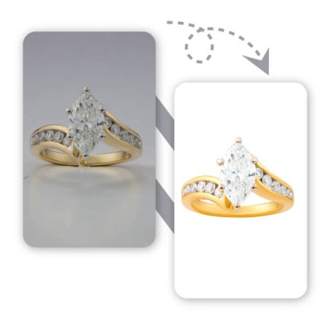 Best Clipping Path Service Company - GraphicXer 9 Jewelry image retouching Service
